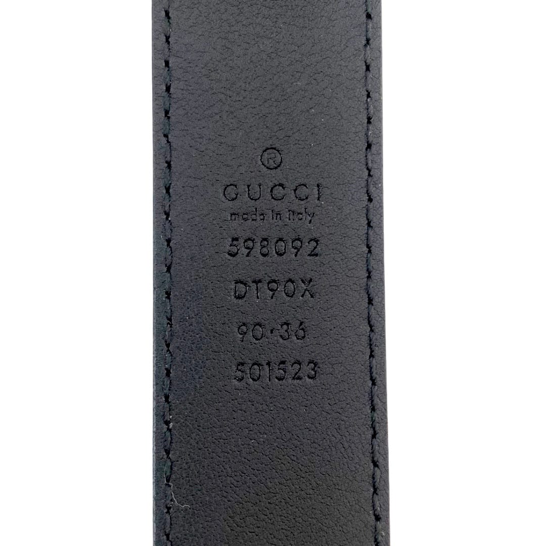 Gucci Interlocking G Logo Belt 90/36