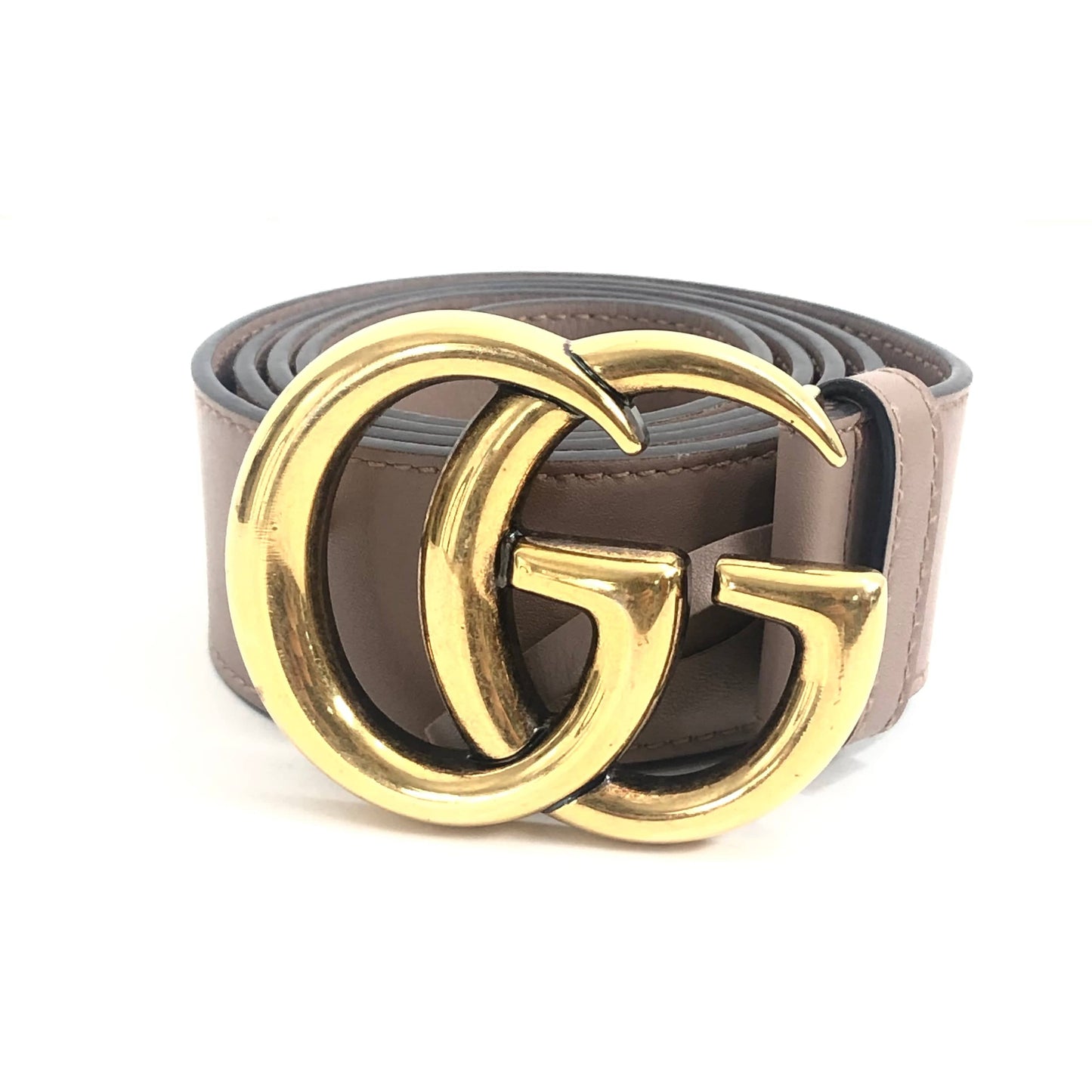 Gucci Leather Double G Belt Sz 38/95