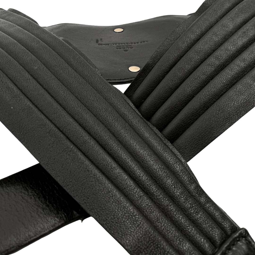 Gucci Wide Leather GG Logo Belt - Size Large