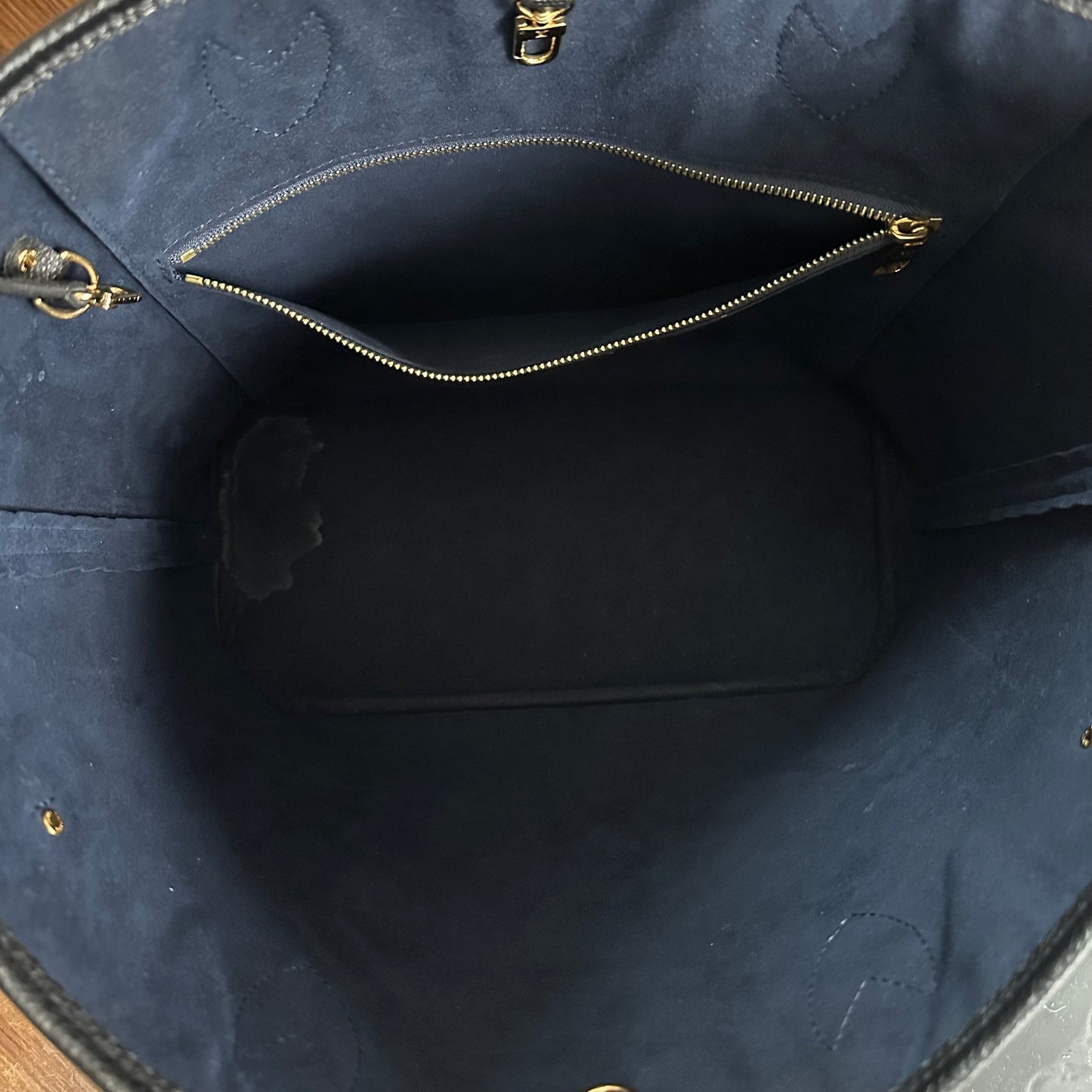 Louis Vuitton Black Monogram Giant Empreinte Neverfull MM