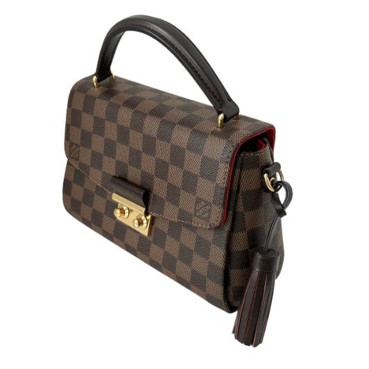 Louis Vuitton Damier Ebene Croisette Top Handle