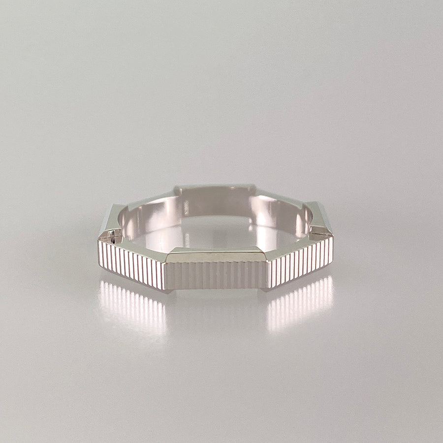GUCCI Link to Love Mirror Ring