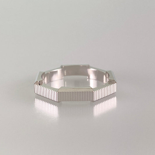 GUCCI Link to Love Mirror Ring