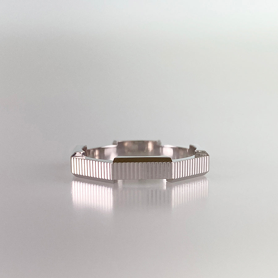 GUCCI Link to Love Mirror Ring