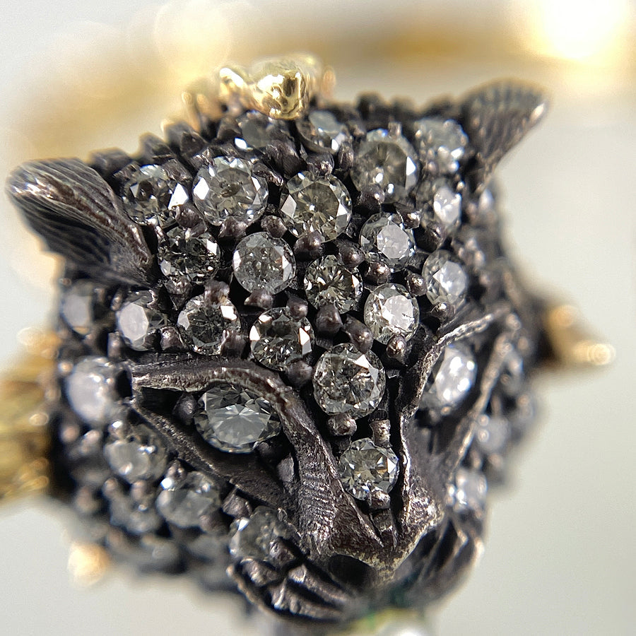 GUCCI Cat Head Le Marche de Merveille Ring