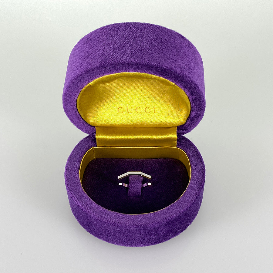GUCCI Gucci Link to Love Mirror Ring