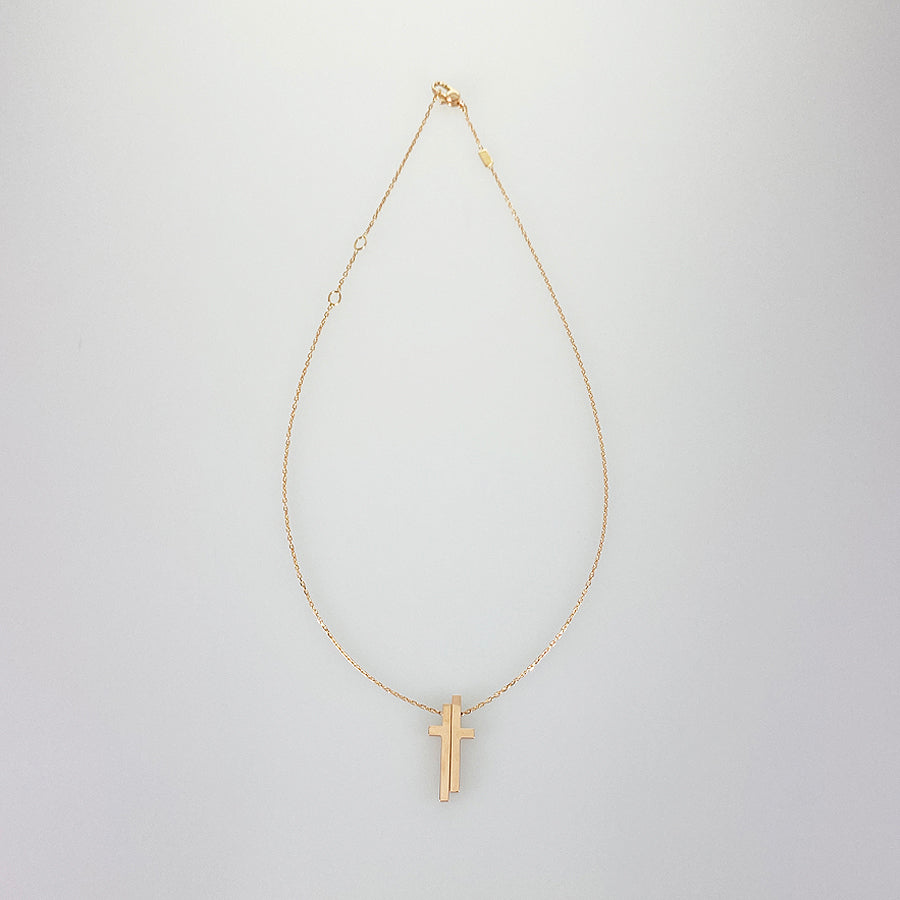 GUCCI Separate cross Necklace