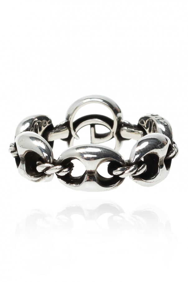 Gucci Sterling Silver Double G Ring