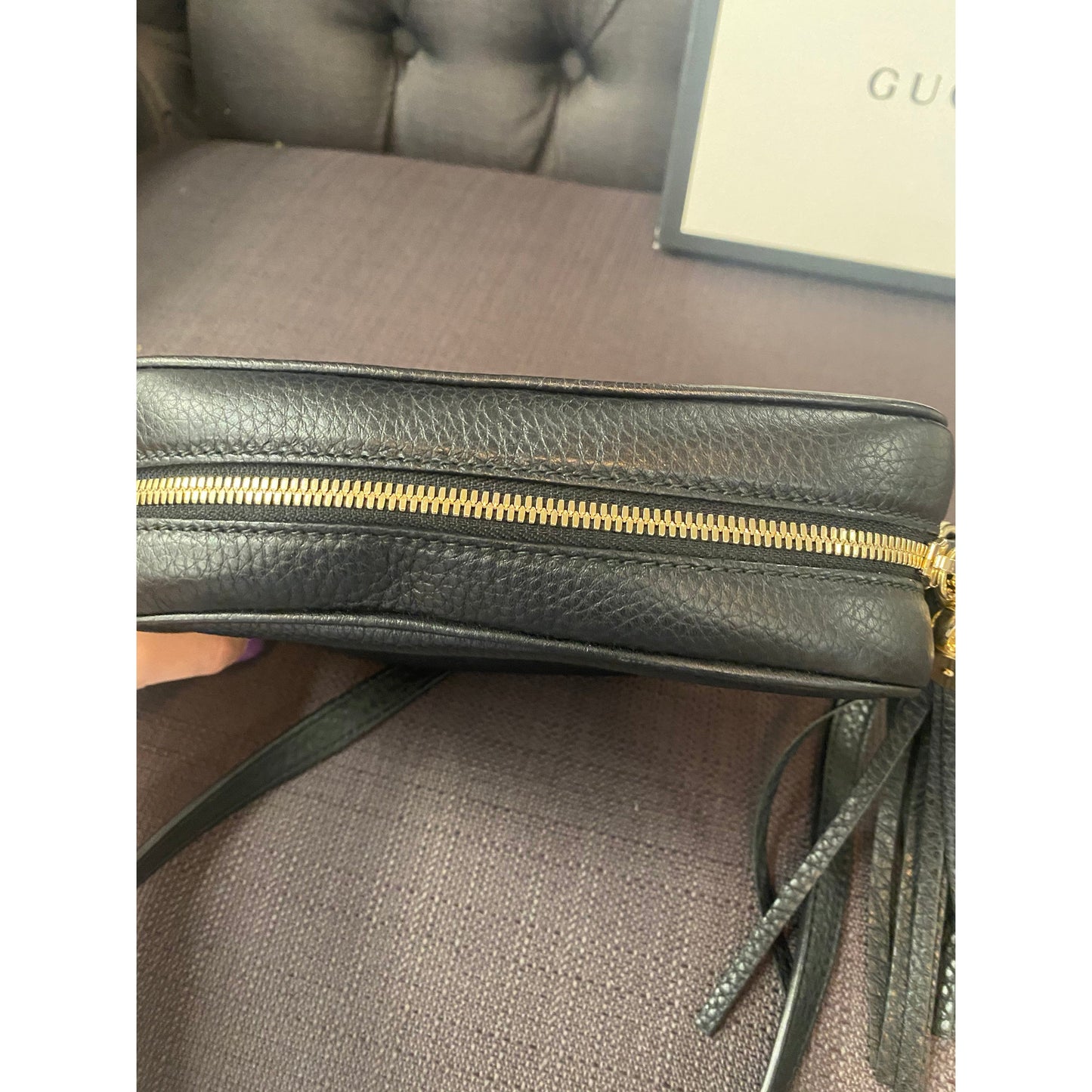 Gucci Soho Leather Bag Black