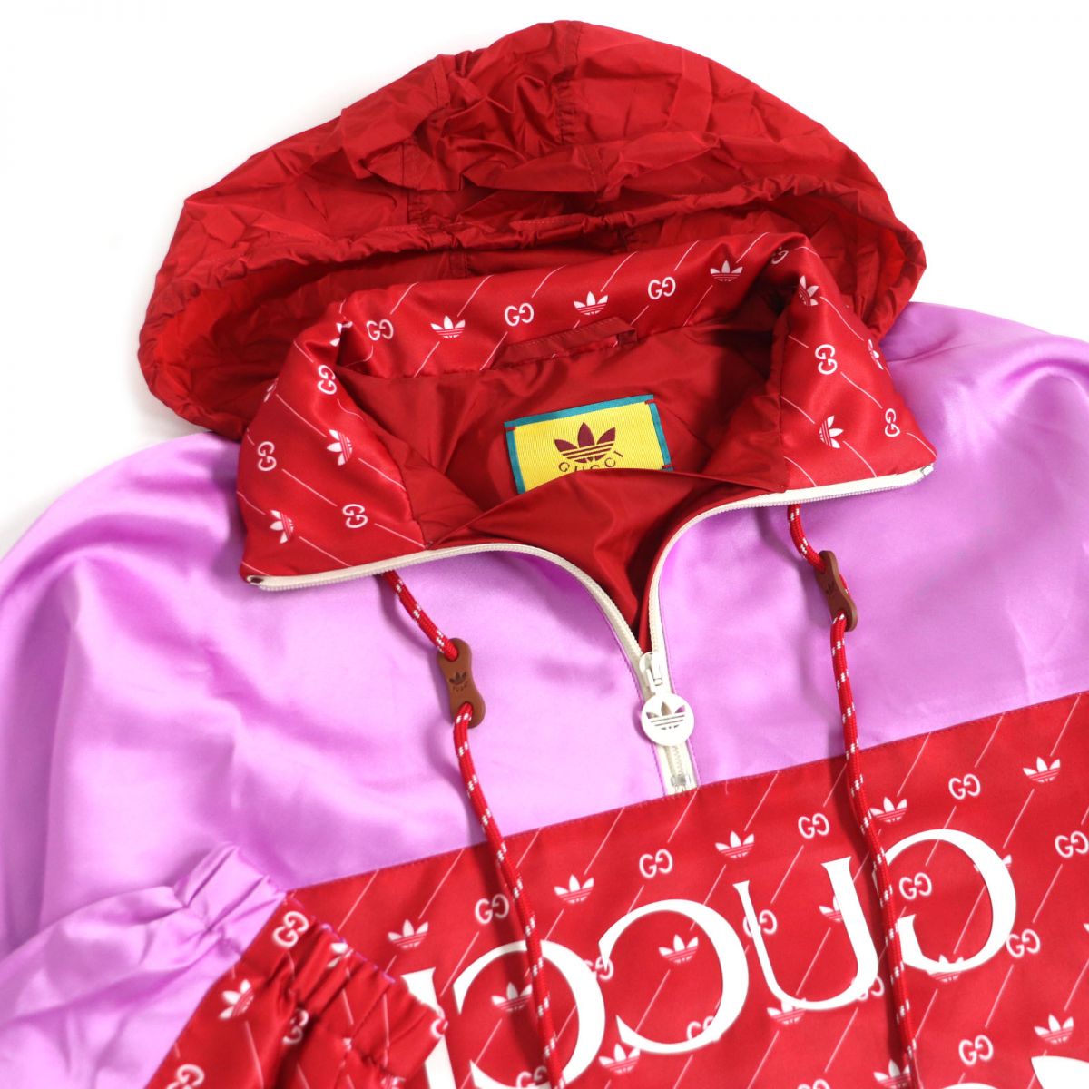 GUCCI Hoodie acetate multicolor Gucci x Adidas collaboration 46