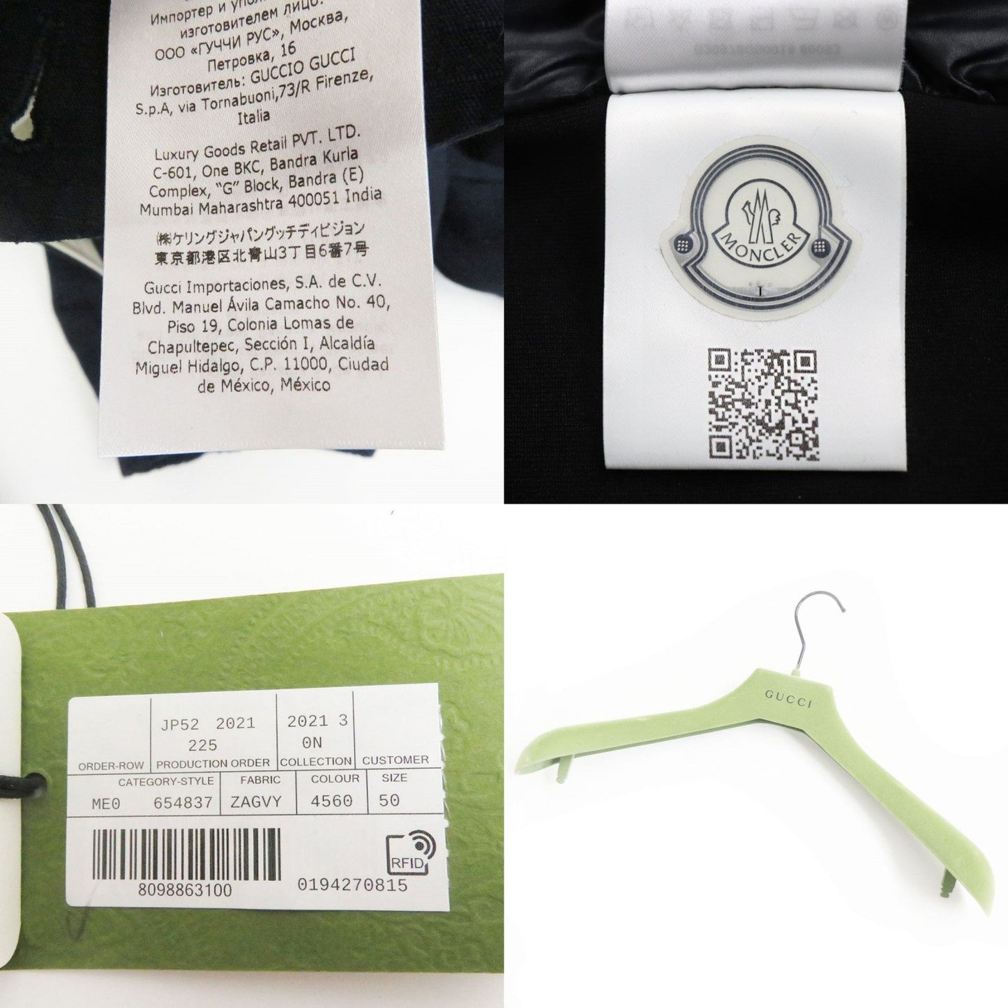 GUCCI Blouson Main: 70% cotton, Main: 30% nylon, Lining: 100% rayon, Part: 100% polyester Navy mens 50 Used