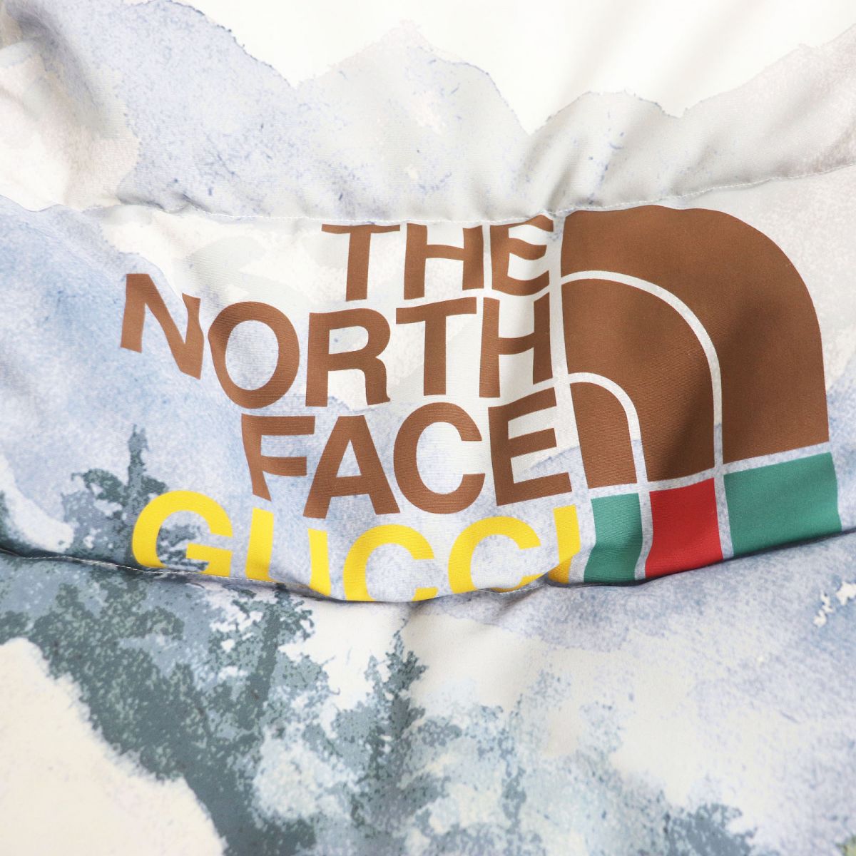 GUCCI Down jacket 100% nylon<br> Filling: Down 80%, Feather 20%<br> Applique: 100% polyester<br> multicolor mens Used