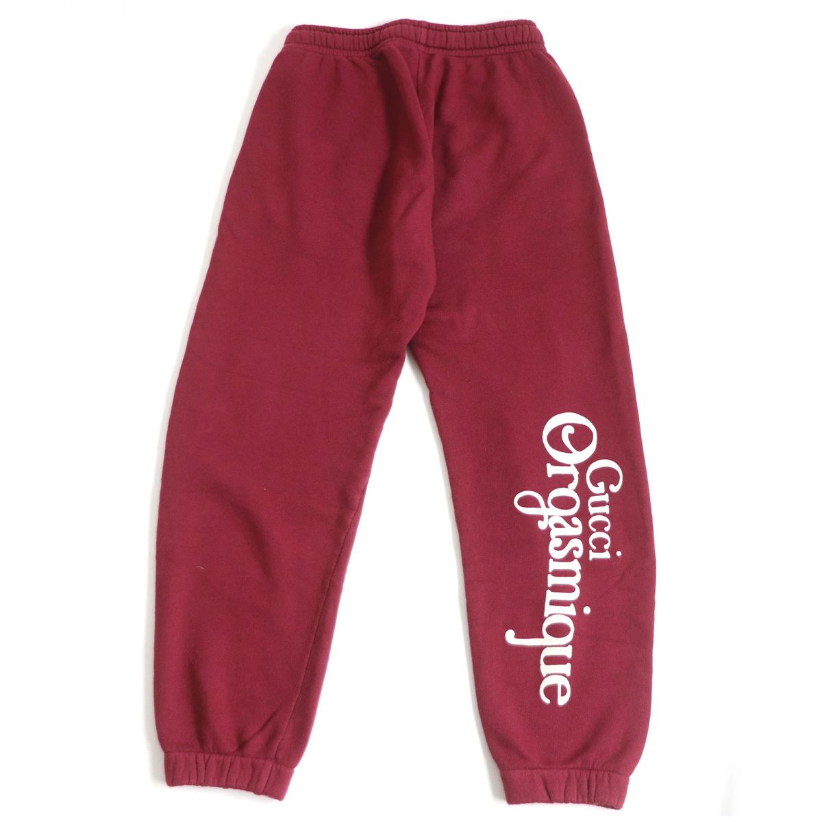 GUCCI Pants Main: 100% cotton Bordeaux mens XS Used