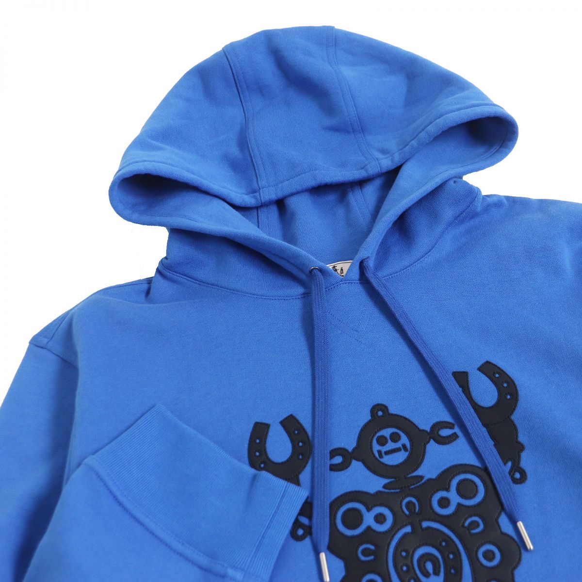 HERMES sweat See photo blue mens Used