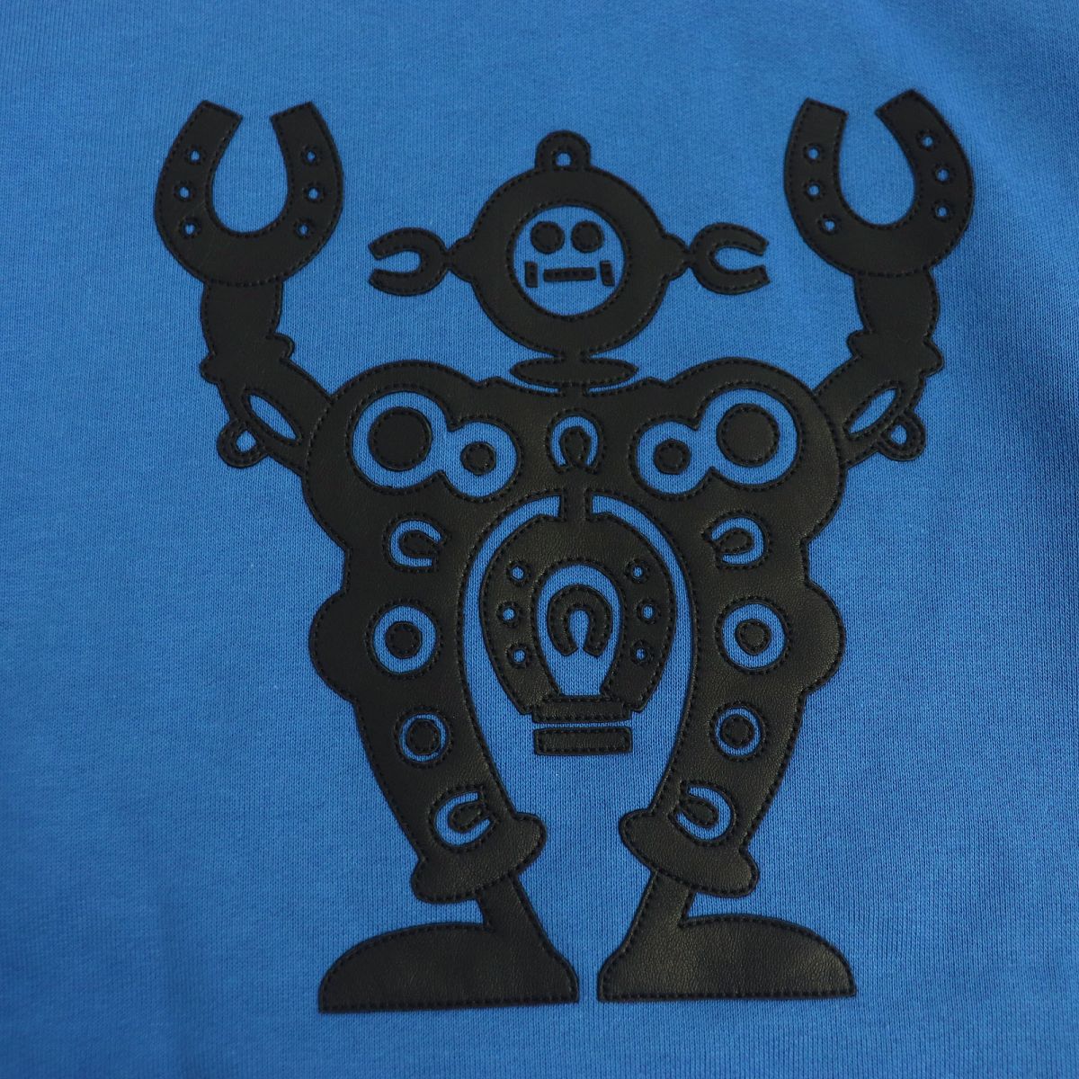 HERMES sweat See photo blue mens Used