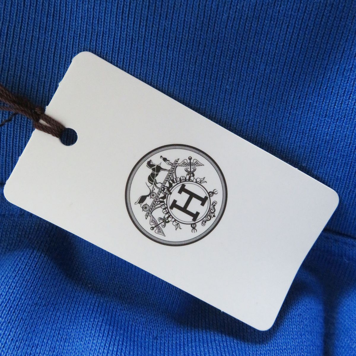 HERMES sweat See photo blue mens Used