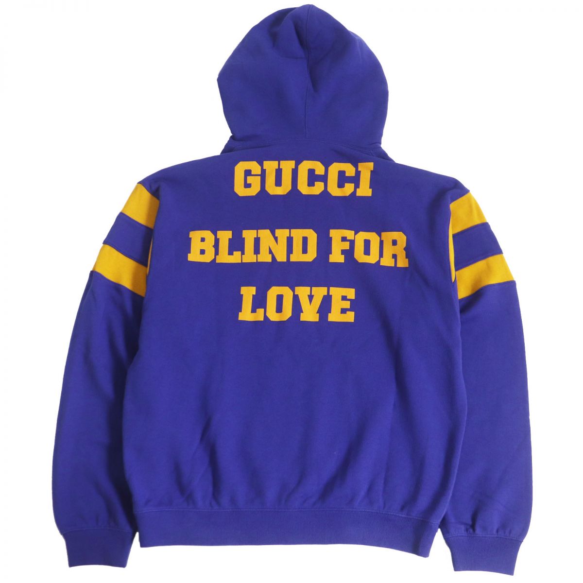 GUCCI sweat Main: 100% cotton Navy type x yellow mens S Used