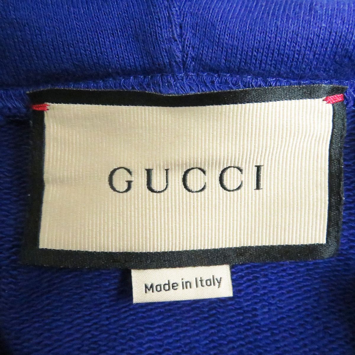 GUCCI sweat Main: 100% cotton Navy type x yellow mens S Used
