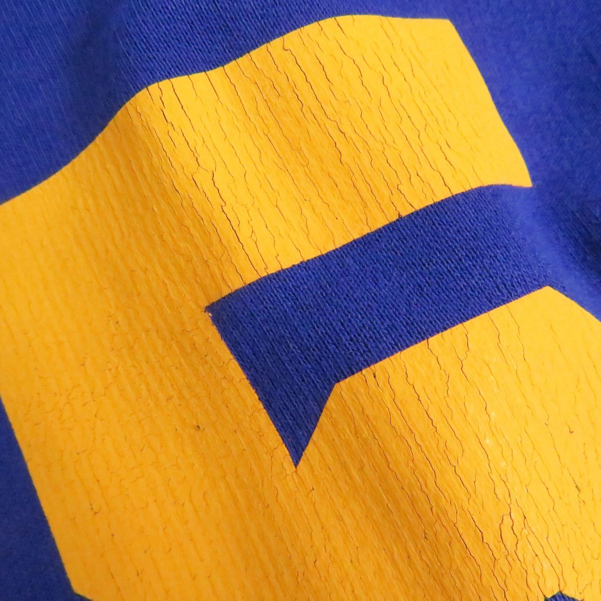 GUCCI sweat Main: 100% cotton Navy type x yellow mens S Used