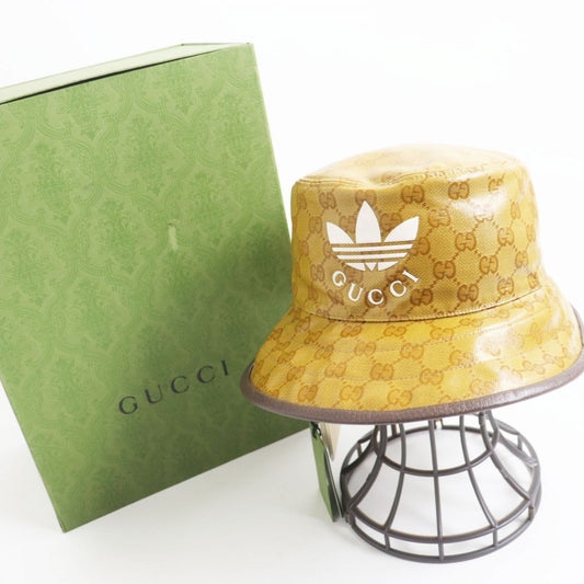 GUCCI hat polyamide (nylon) Beige type Gucci x Adidas collaboration S