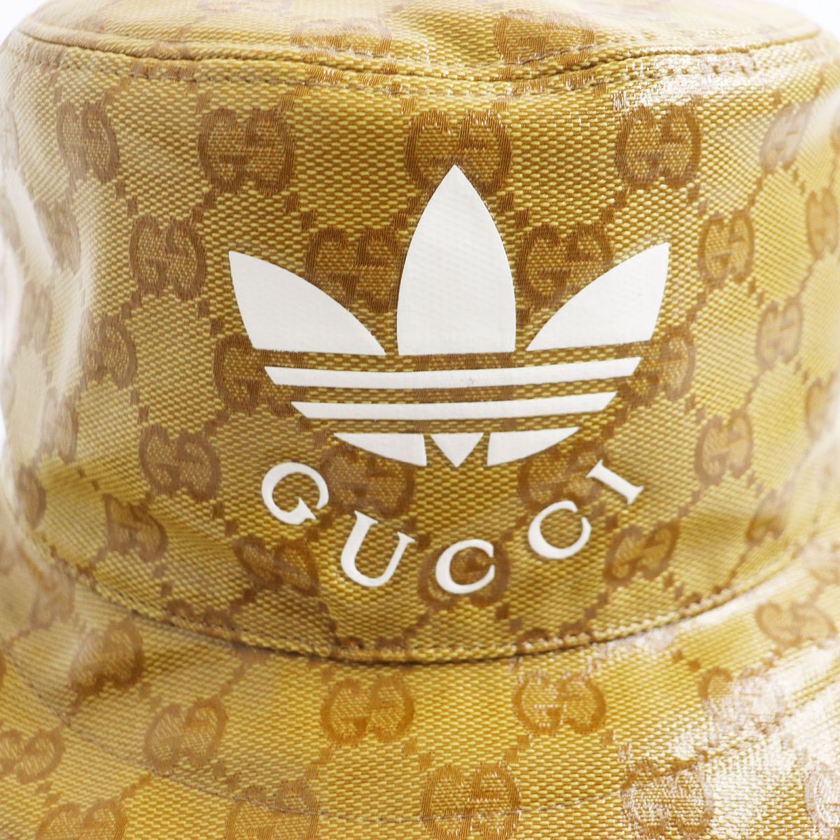 GUCCI hat polyamide (nylon) Beige type Gucci x Adidas collaboration S