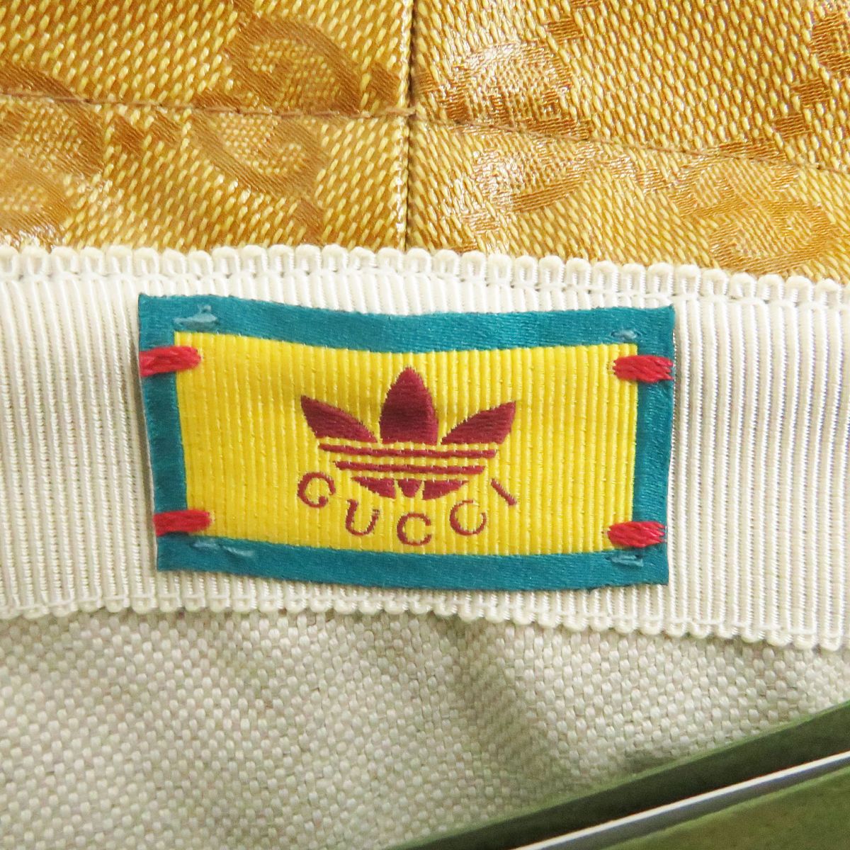 GUCCI hat polyamide (nylon) Beige type Gucci x Adidas collaboration S