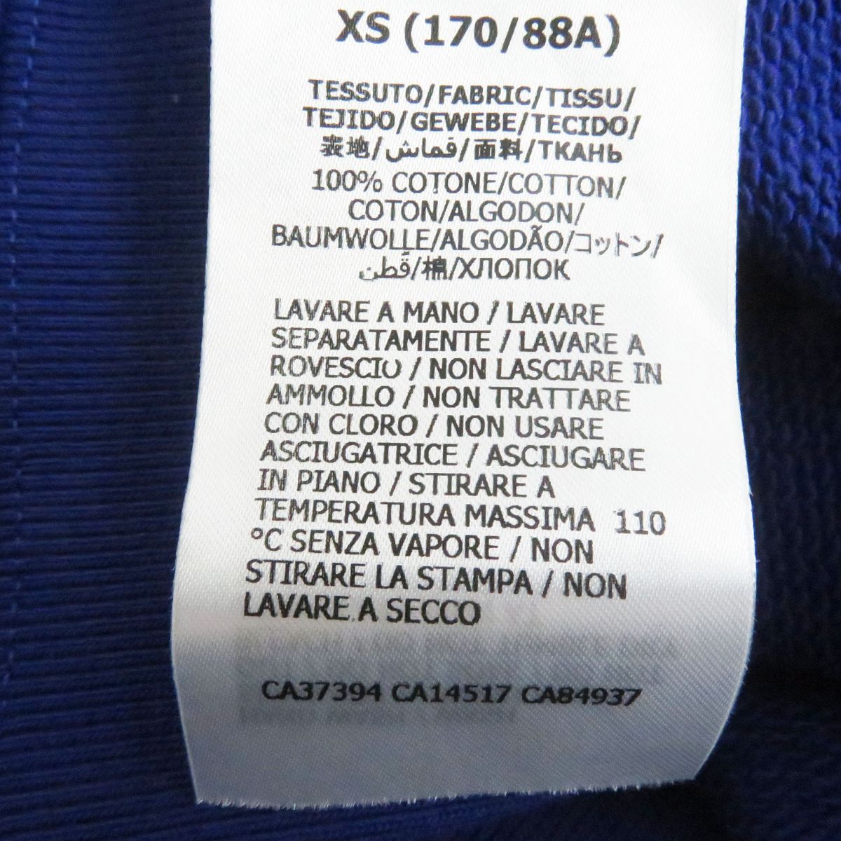 GUCCI sweat Main: 100% cotton blue mens XS Used