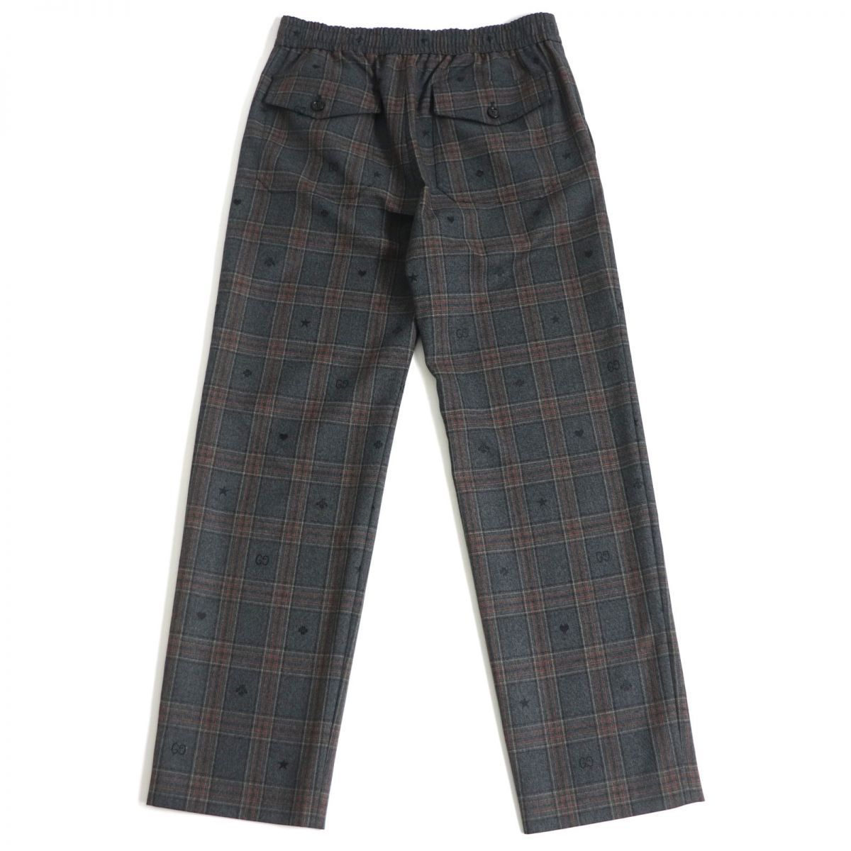 GUCCI Pants Main: 100% wool, part: 100% polyester, part: 100% cotton gray mens 44 Used