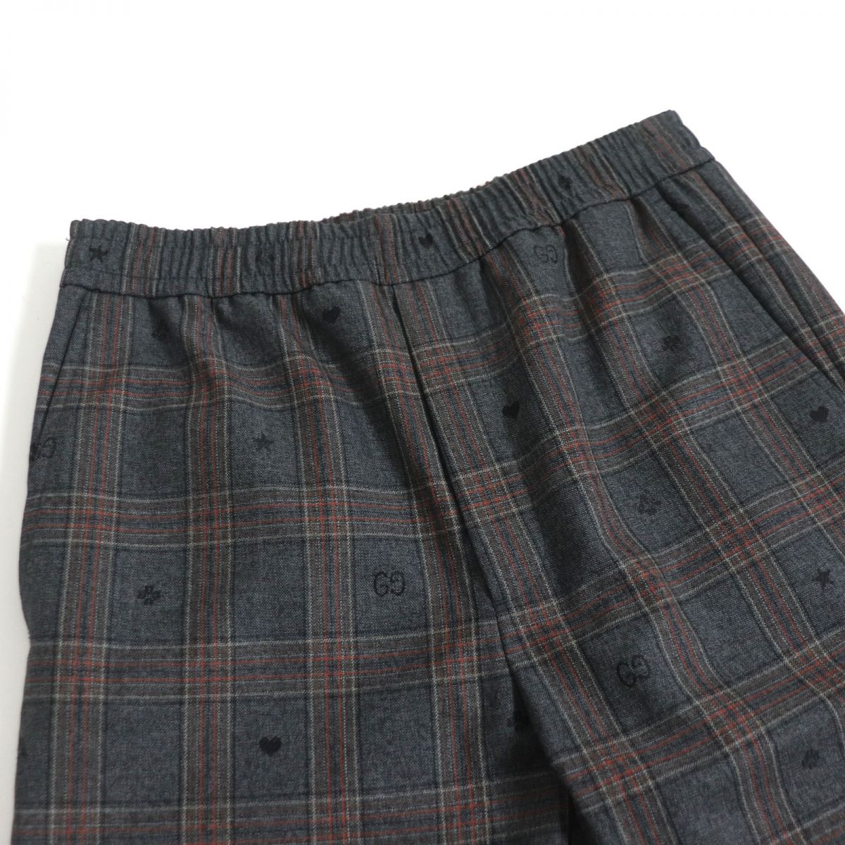 GUCCI Pants Main: 100% wool, part: 100% polyester, part: 100% cotton gray mens 44 Used