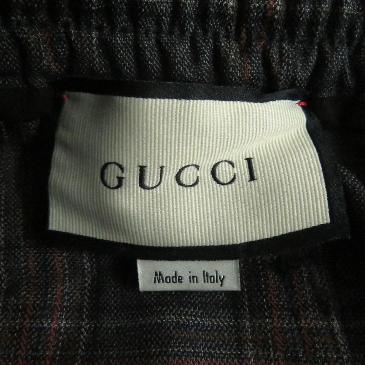 GUCCI Pants Main: 100% wool, part: 100% polyester, part: 100% cotton gray mens 44 Used