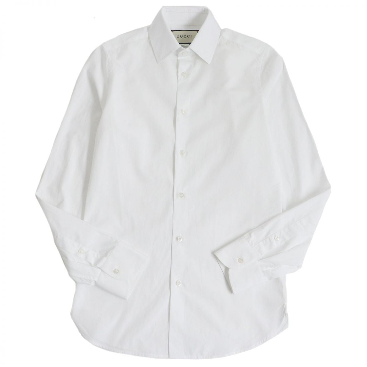 GUCCI Long sleeve shirt Main: 100% cotton white mens Used