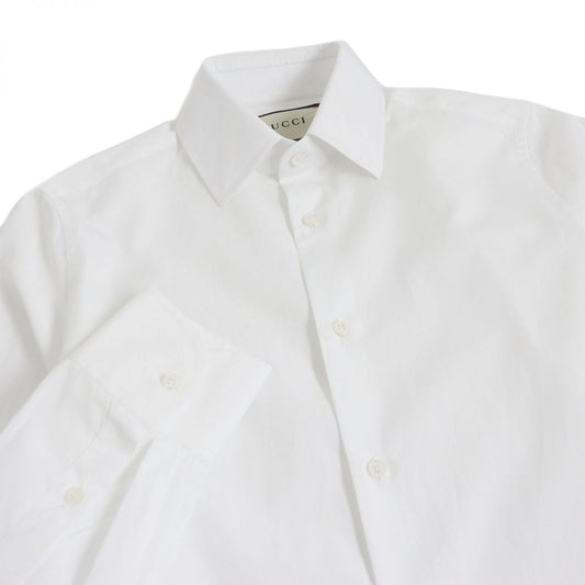 GUCCI Long sleeve shirt Main: 100% cotton white mens Used