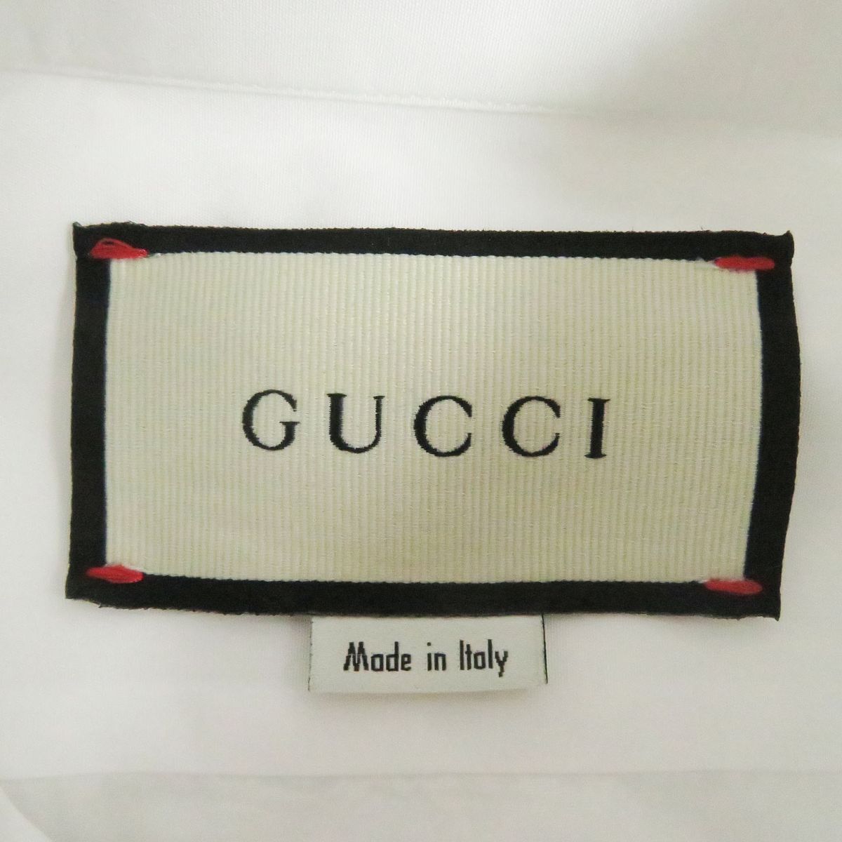 GUCCI Long sleeve shirt Main: 100% cotton white mens Used