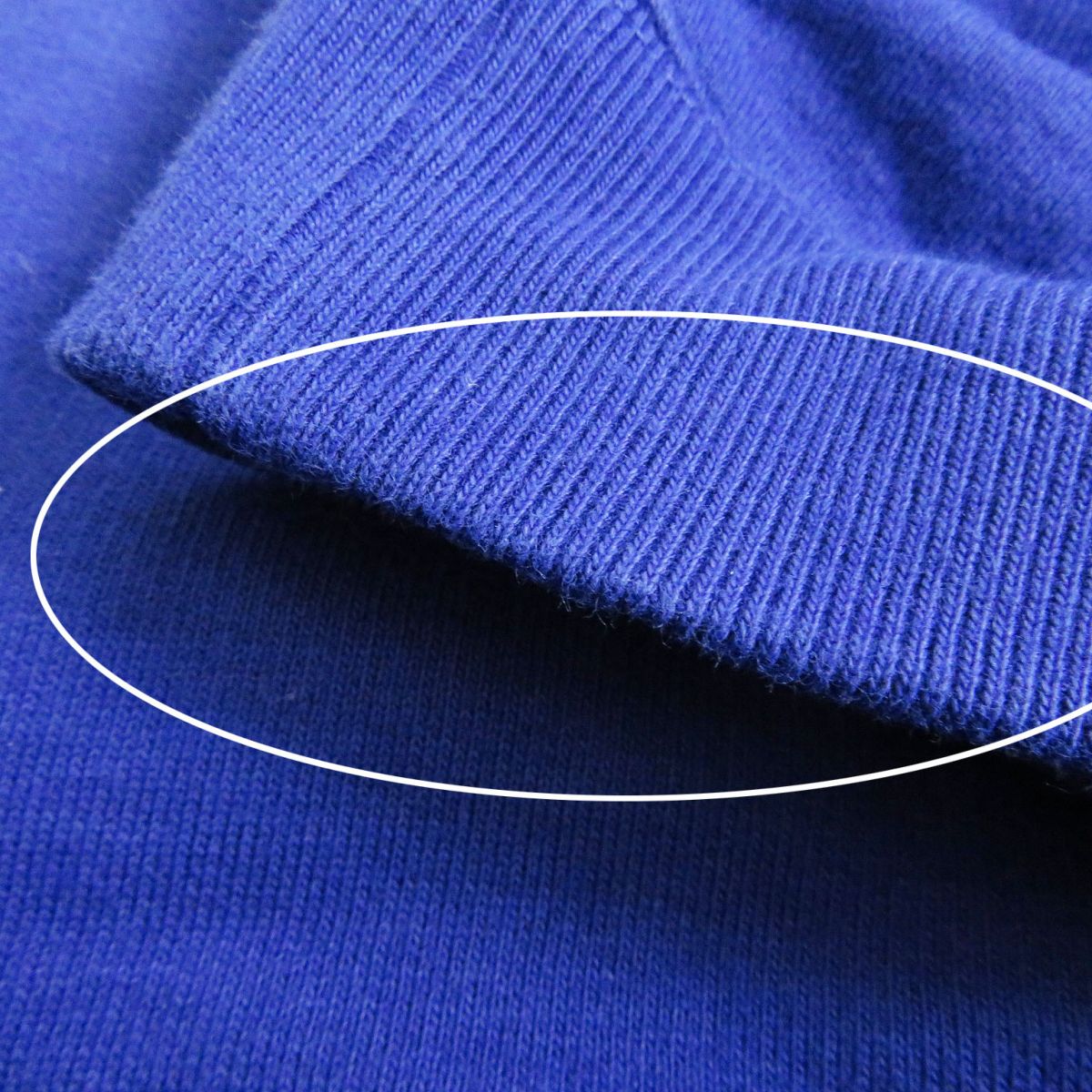 GUCCI sweat Main: 100% cotton blue mens S Used