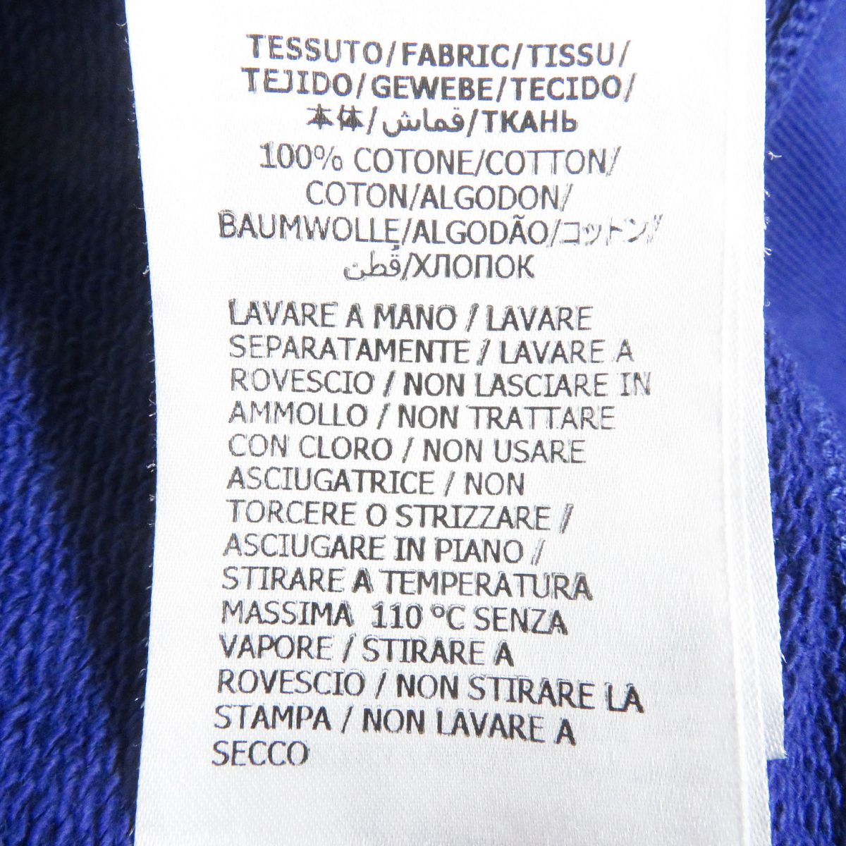 GUCCI sweat Main: 100% cotton blue mens S Used