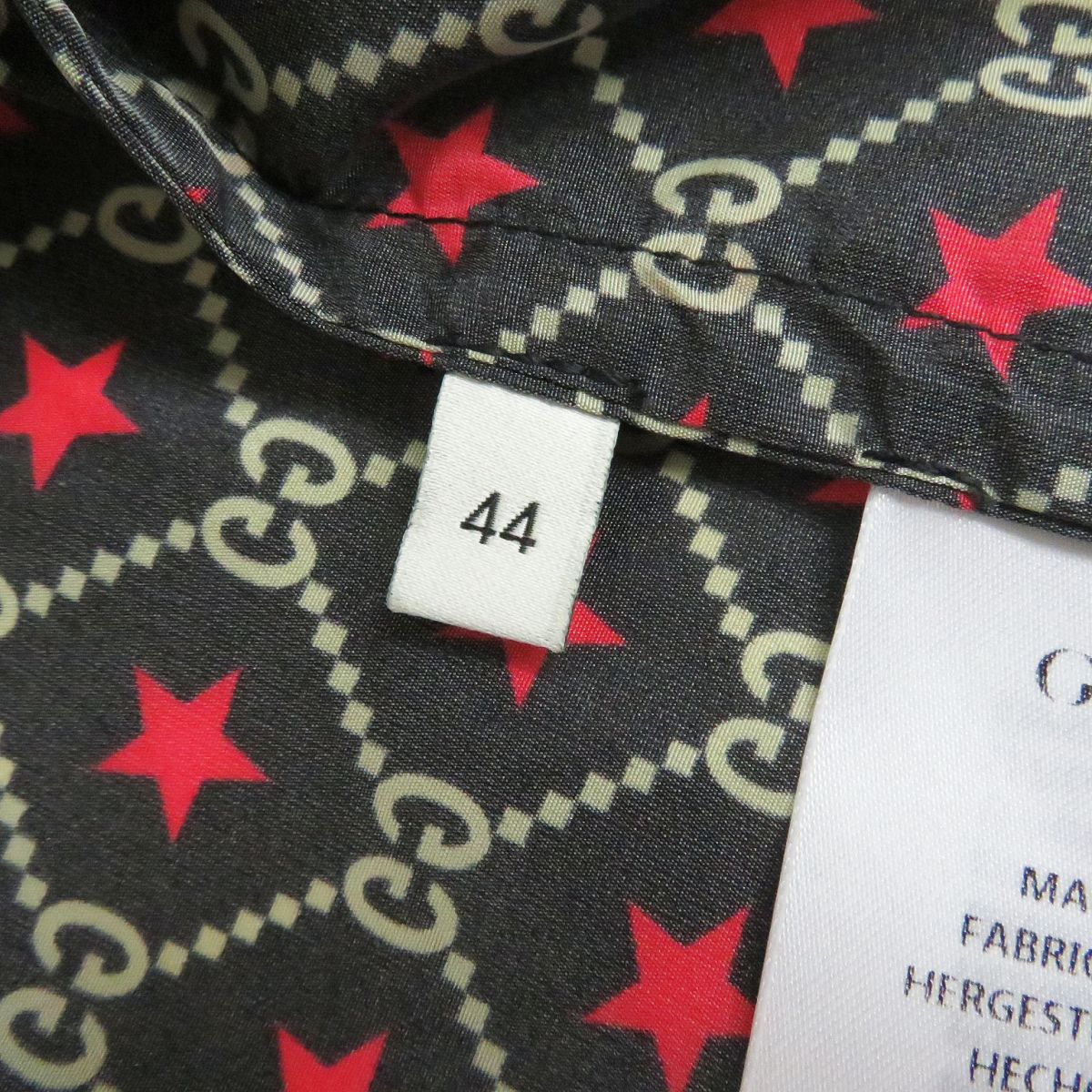 GUCCI Blouson Main: 100% nylon black mens 44 Used