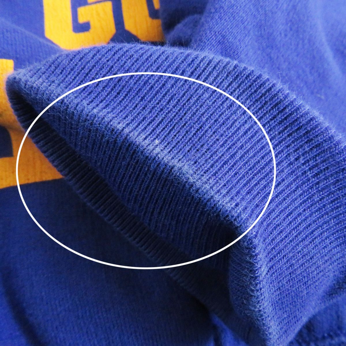 GUCCI Hoodie Main: 100% cotton Blue type mens S Used