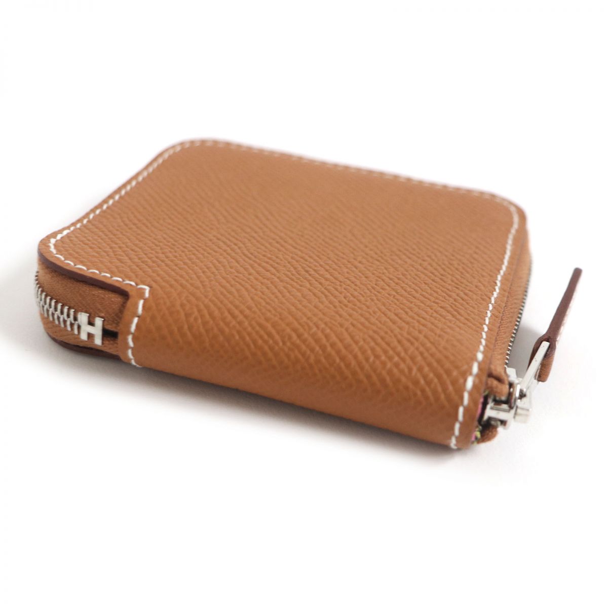 HERMES Coin case Epsom Brown