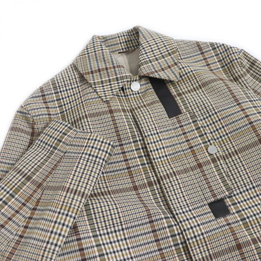 HERMES Stainless collar coat Outer: 100% wool, Lining: 100% cotton, Part: 100% sheepskin Brown type mens 44 Used