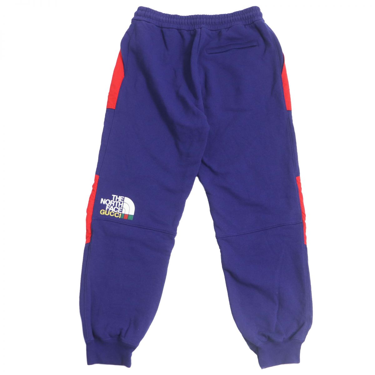 GUCCI Pants Main: 100% cotton, Part: 100% nylon Navy x red mens XS Used