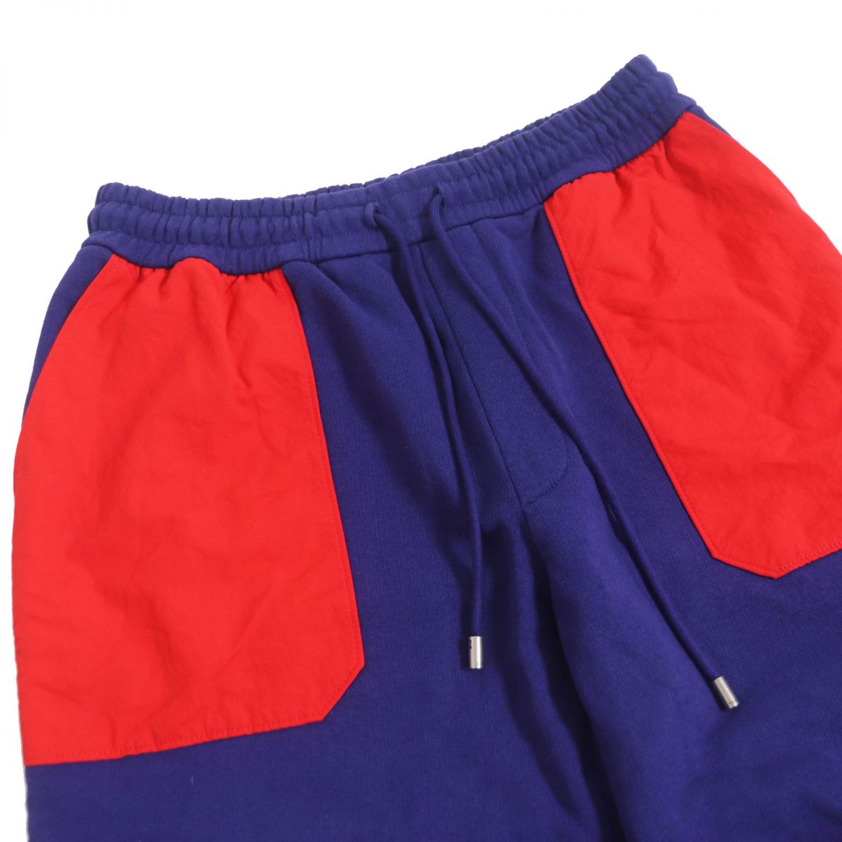 GUCCI Pants Main: 100% cotton, Part: 100% nylon Navy x red mens XS Used