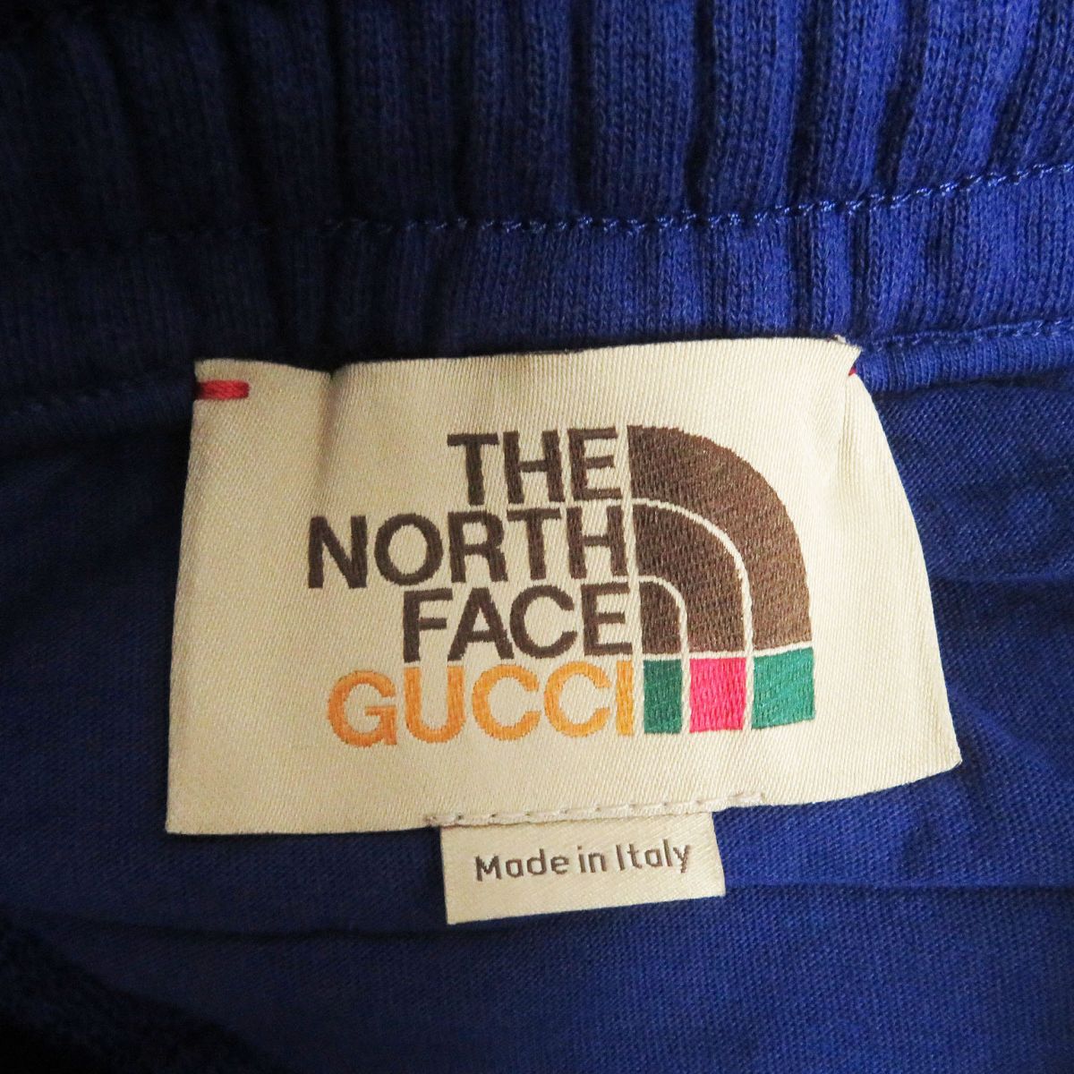 GUCCI Pants Main: 100% cotton, Part: 100% nylon Navy x red mens XS Used