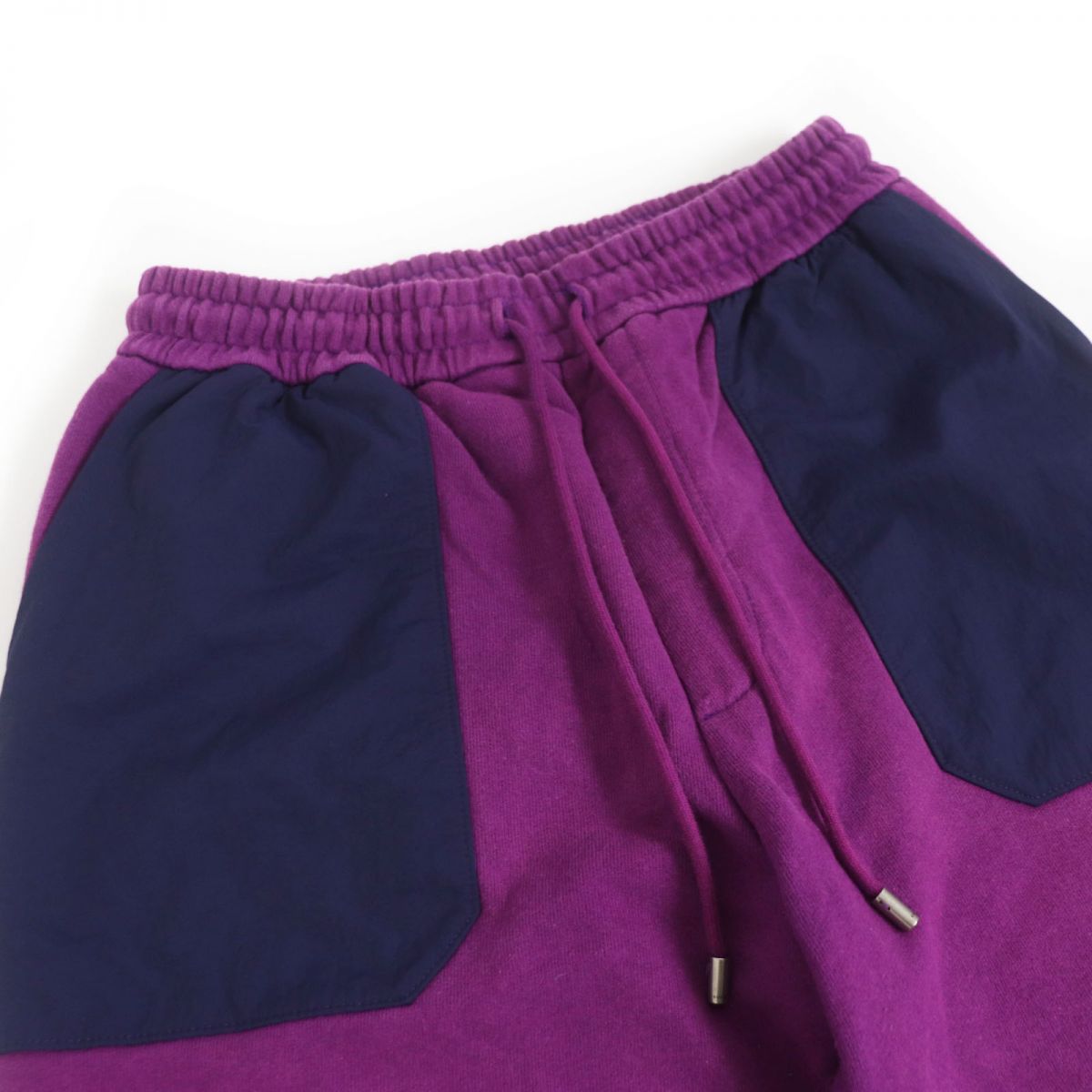 GUCCI Pants Main: 100% cotton, Part: 100% nylon purple mens XS Used