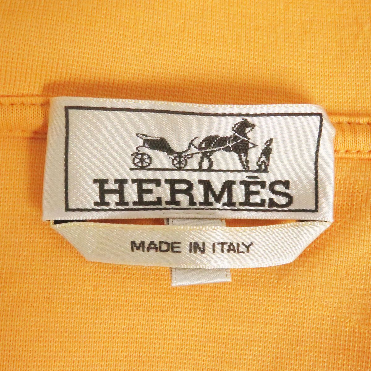 HERMES Hoodie Main: 72% nylon, Main: 26% cotton, Main: 2% polyurethane, Part: 90% cotton, Part: 10% polyurethane Orange mens XXL Used
