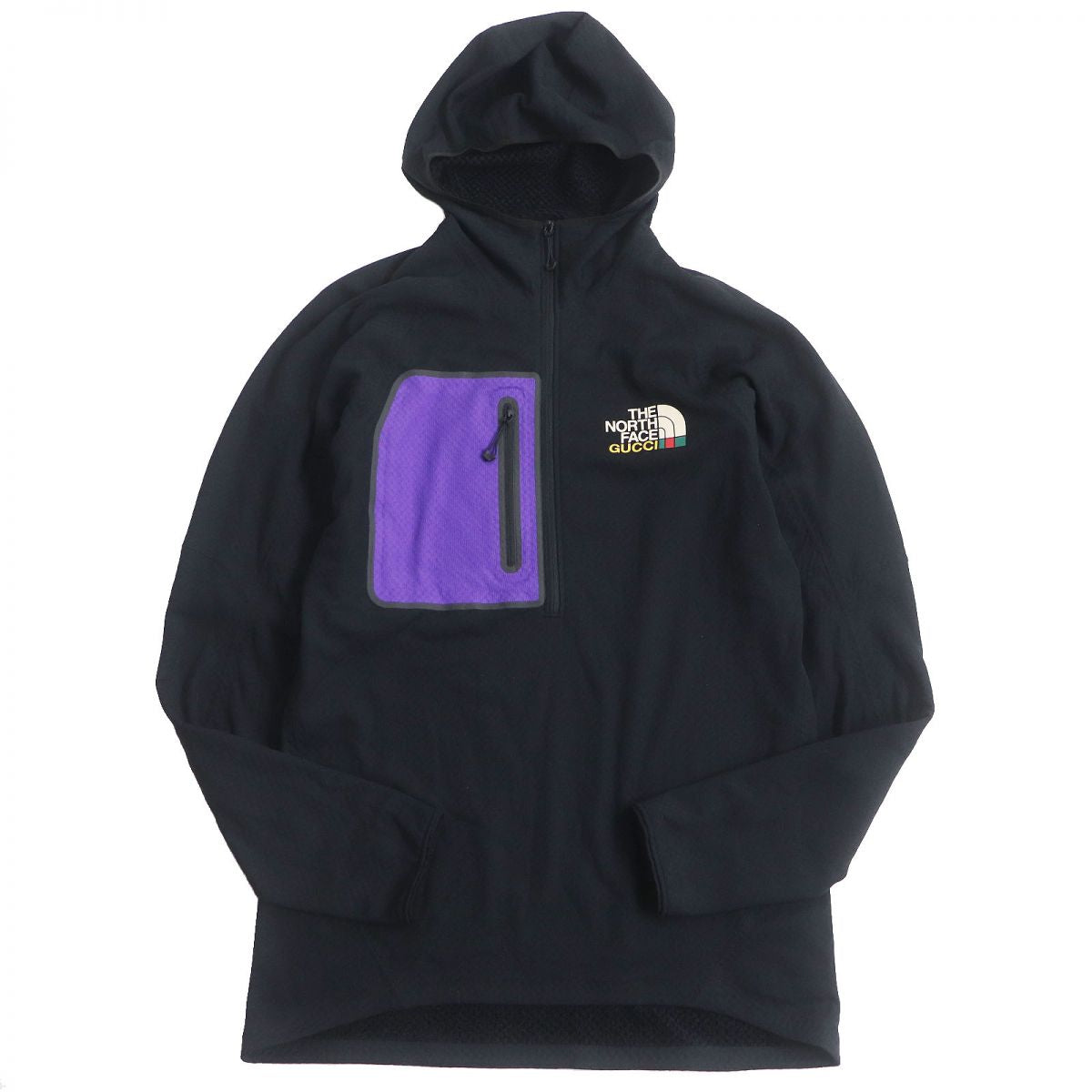 GUCCI Hoodie Main: 100% polyester black mens S Used
