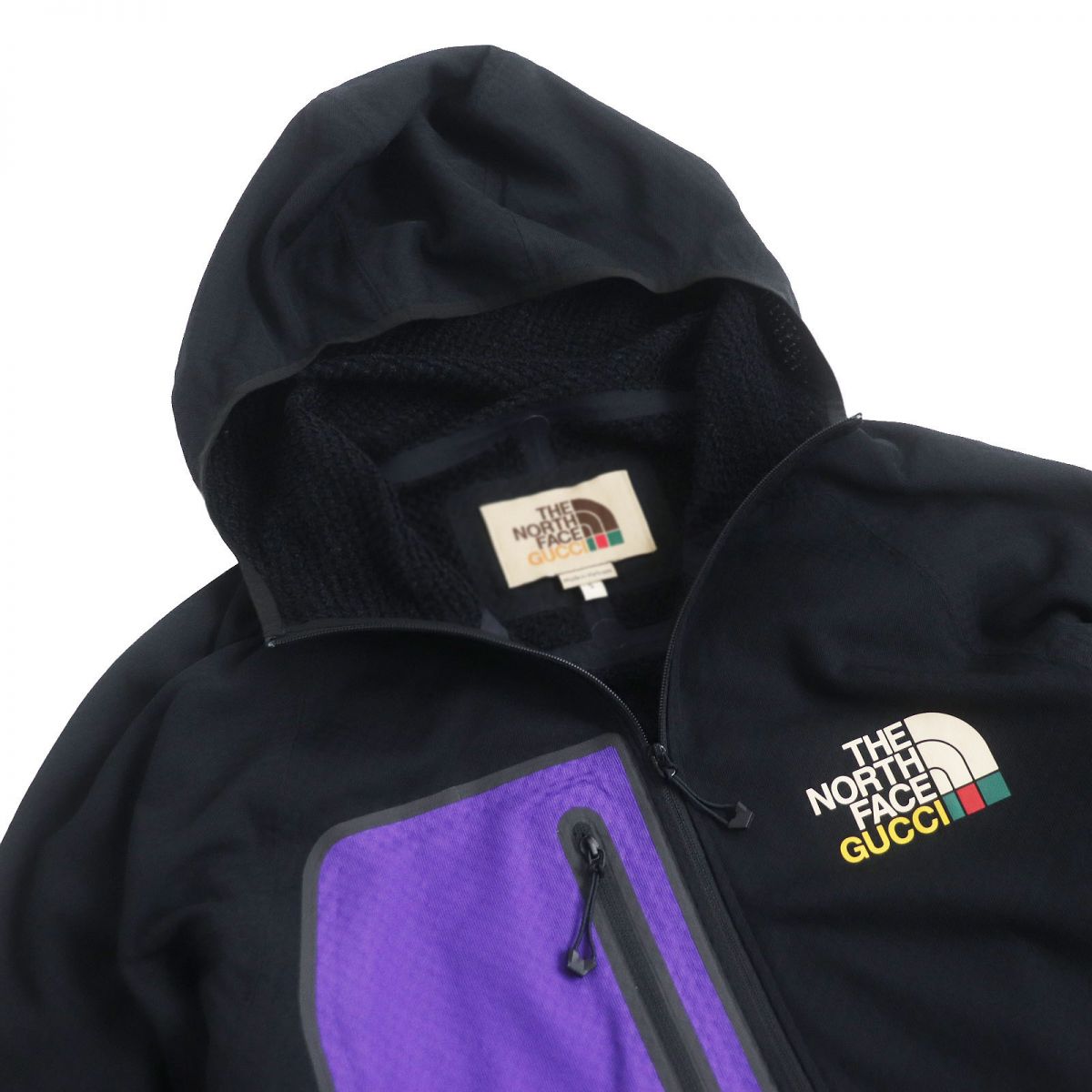 GUCCI Hoodie Main: 100% polyester black mens S Used