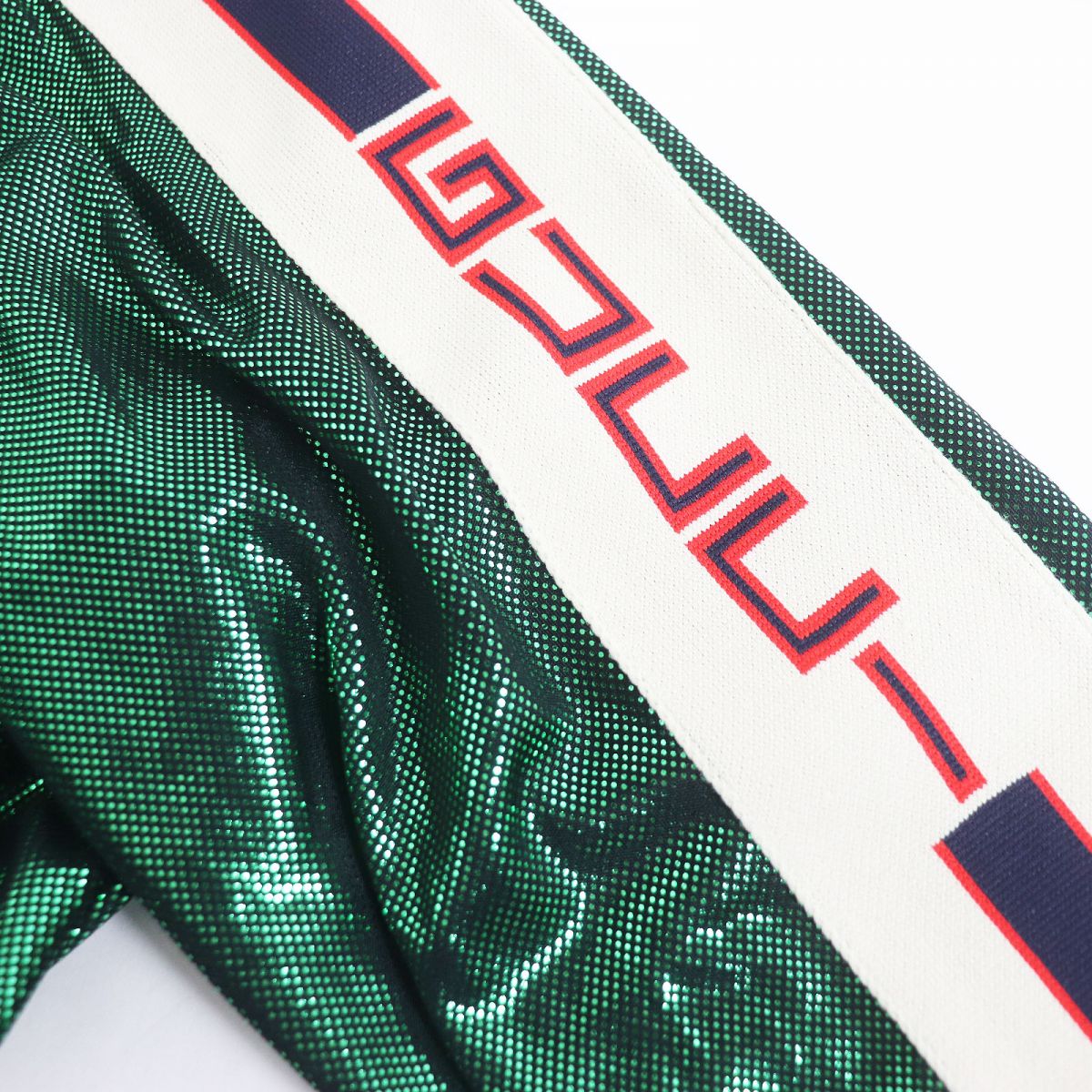 GUCCI Blouson Outer: 65% acetate, Outer: 35% nylon, Part: 84% polyester, Part: 14% nylon, Part: 2% polyurethane Green type mens M Used