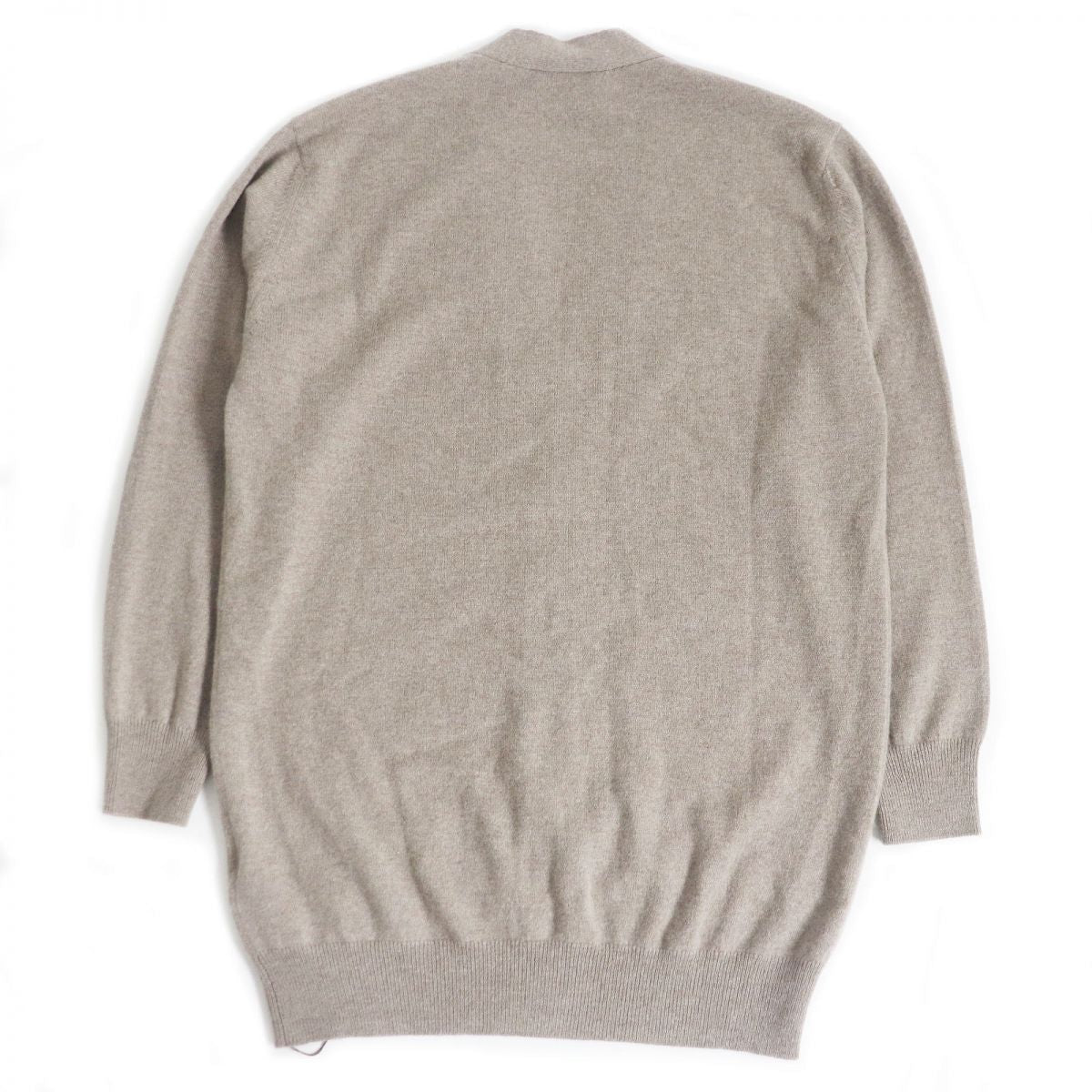 HERMES knit Main: 100% cashmere beige mens Used