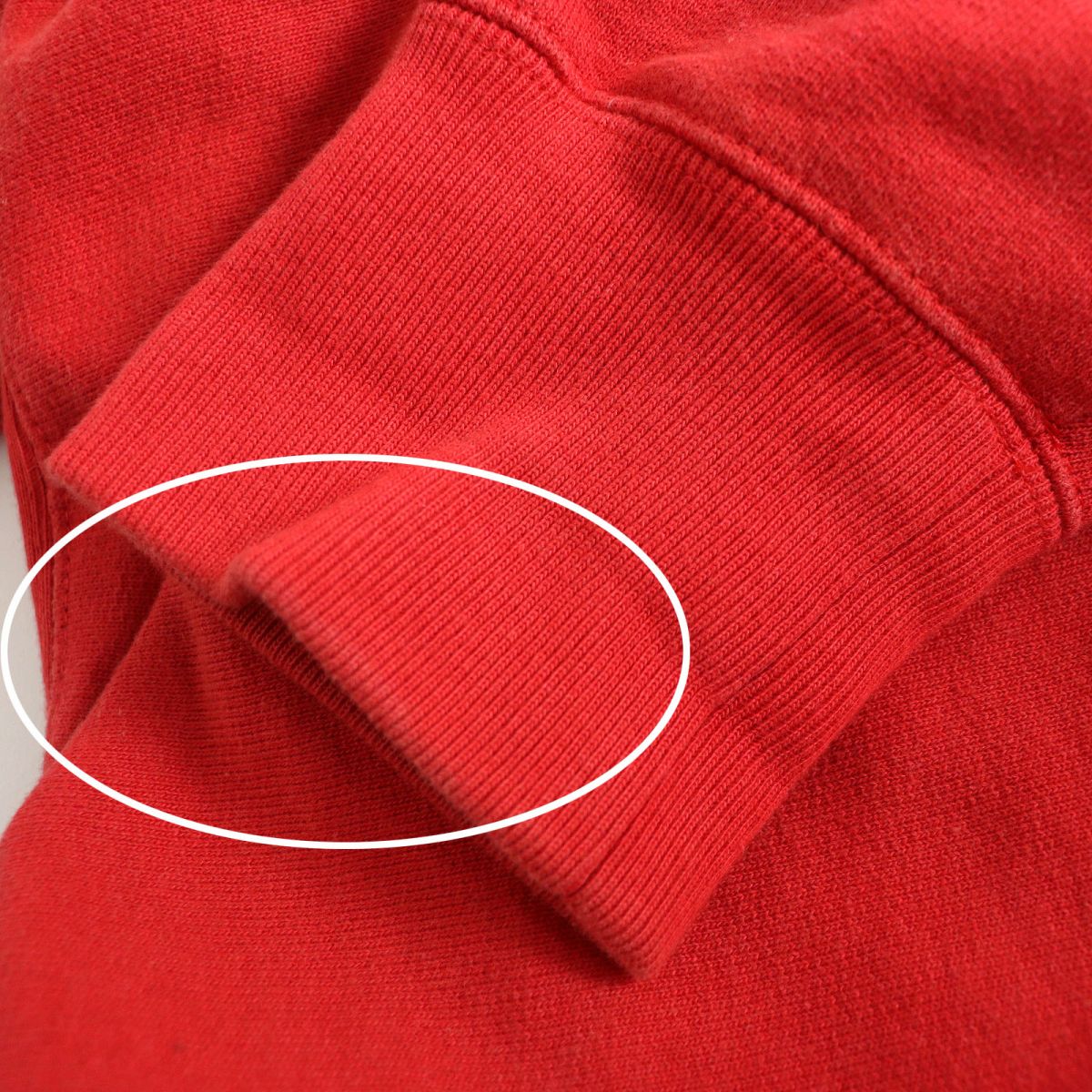 GUCCI Hoodie Main: 100% cotton Red mens XS Used