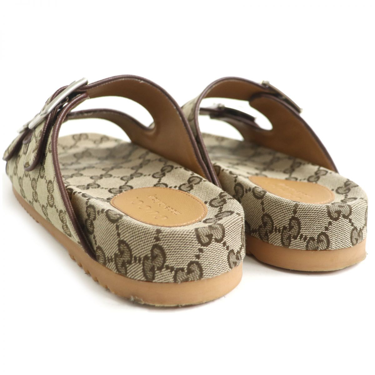 GUCCI Sandals Main: GG canvas beige mens 6 Used
